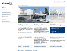 Tablet Screenshot of mineralplus.de